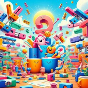 نارسانویسی دیکته با بازی گیره و لیوان