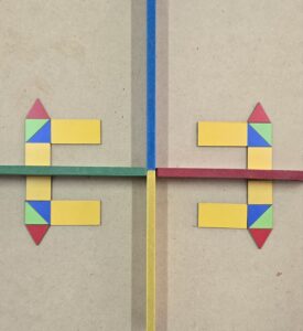 تقارن چهارقسمتی دوم ابتدایی